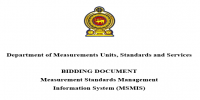 BIDDING DOCUMENT FOR Measurement Standards Management  Information System (MSMIS)
